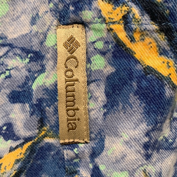 Men’s Columbia, Blue medium, SS button front shirt, preowned very good condition - Picture 4 of 13